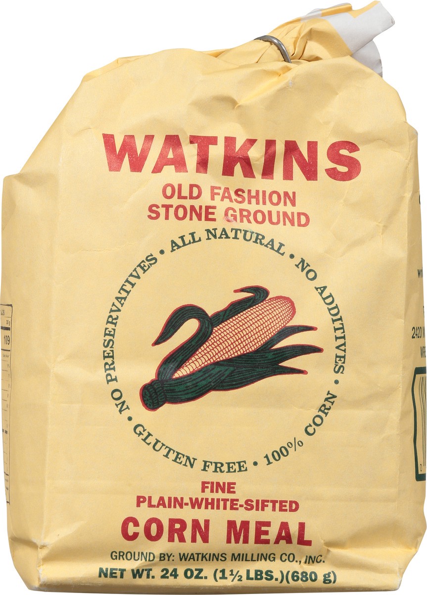 slide 7 of 9, Watkins Plain-White-Sifted Fine Old Fashion Stone Ground Corn Meal 24 oz, 24 oz