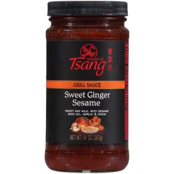 House of Tsang Sweet Ginger Sesame Grill Sauce 14 oz. Jar