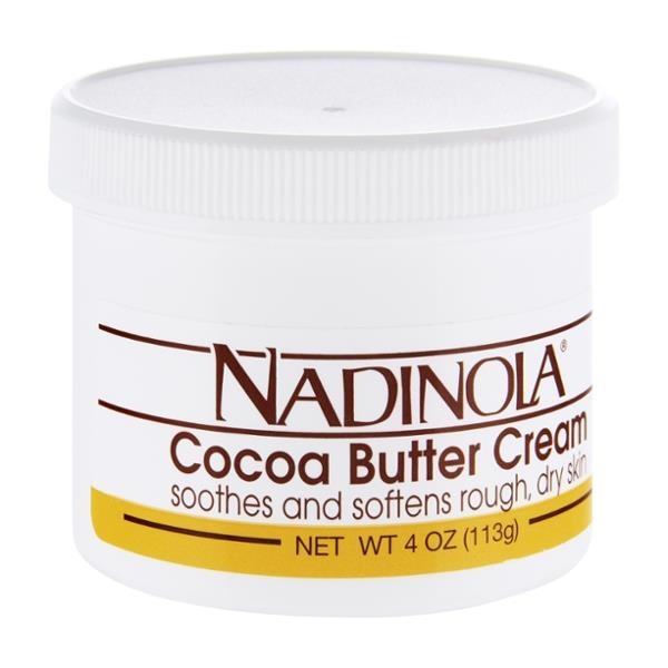 slide 1 of 1, Nadinola Cocoa Butter Cream, 4 oz