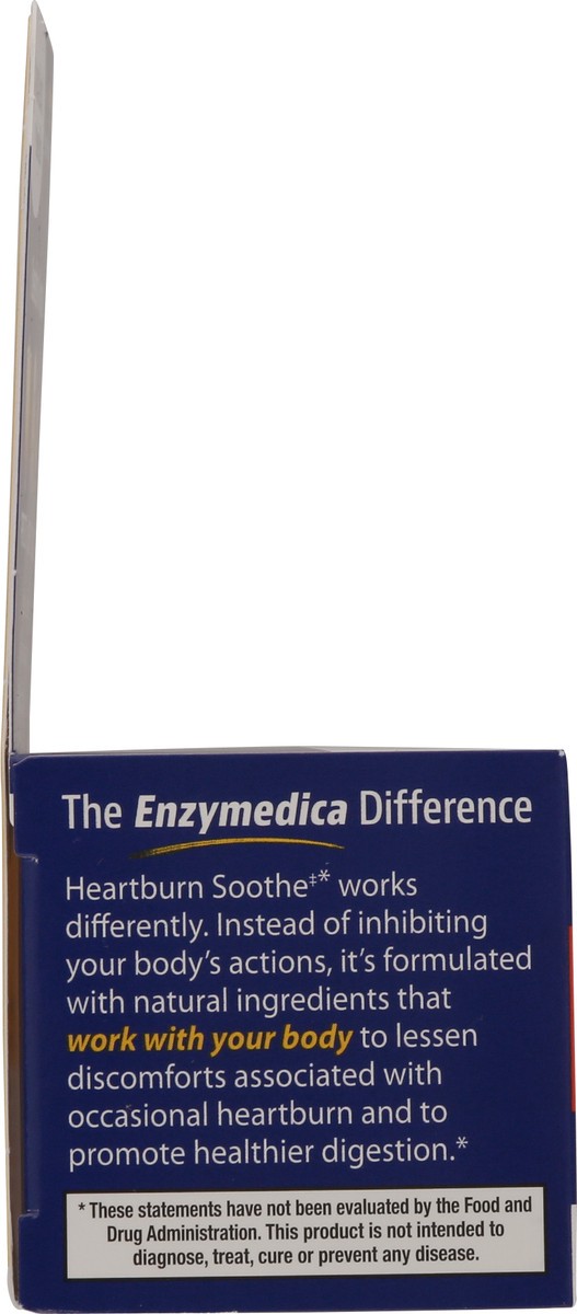 slide 7 of 9, Enzymedica Chews Vanilla-Orange Flavored Heartburn Soothe 42 ea Box, 42 ct