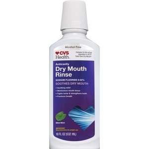 slide 1 of 1, CVS Health Anti-Cavity Dry Mouth Rinse, 18 oz