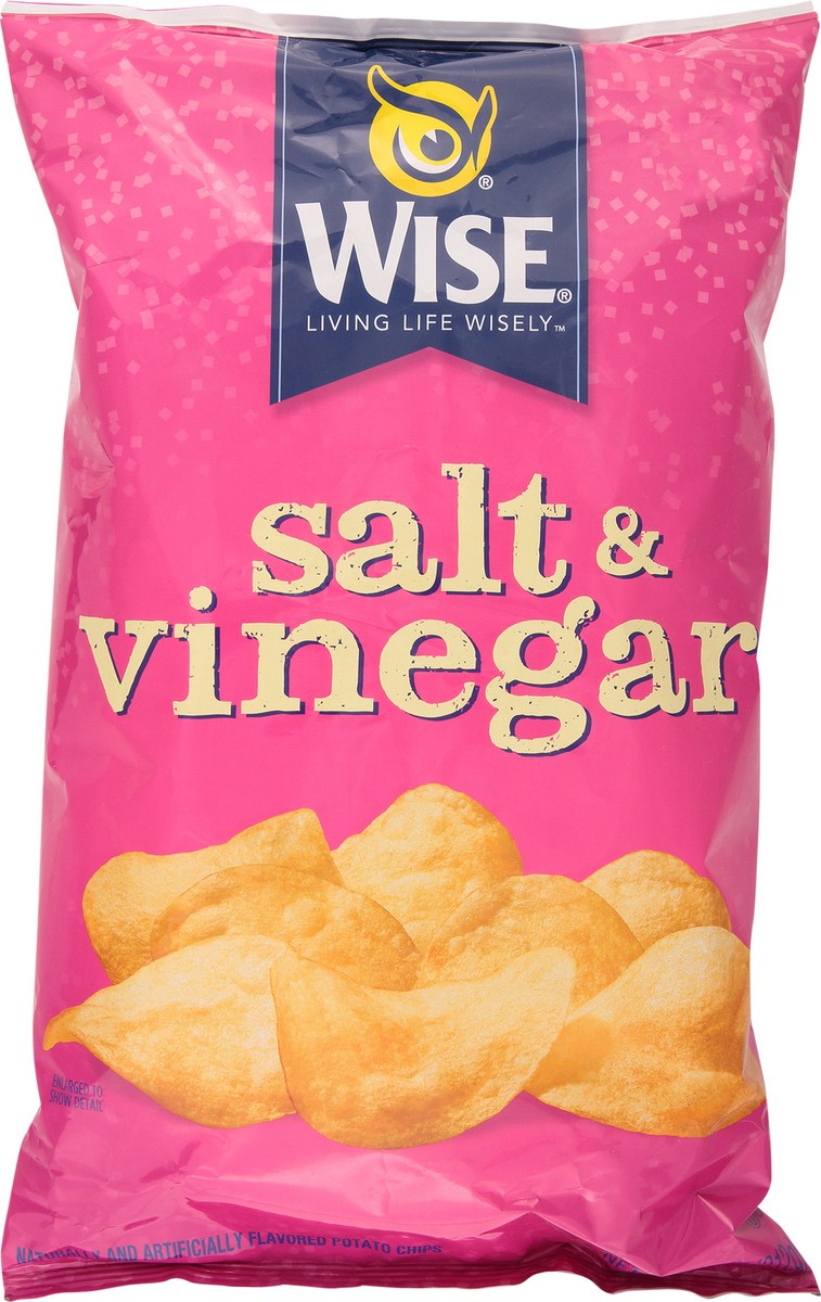 slide 2 of 13, Wise Salt & Vinegar Potato Chips 7.5 oz, 7.5 oz