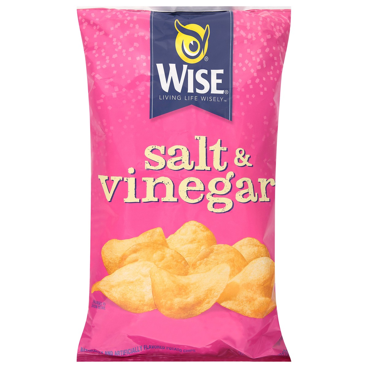 slide 6 of 13, Wise Salt & Vinegar Potato Chips 7.5 oz, 7.5 oz