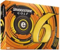 slide 1 of 1, Bridgestone Golf E6 Straight Distance Golf Balls - 12 Pack - Optic Yellow, 12 ct