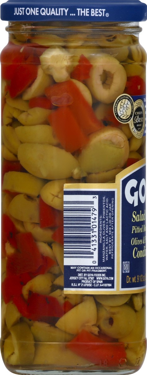 slide 3 of 6, Goya Salad Olives, 1 ct