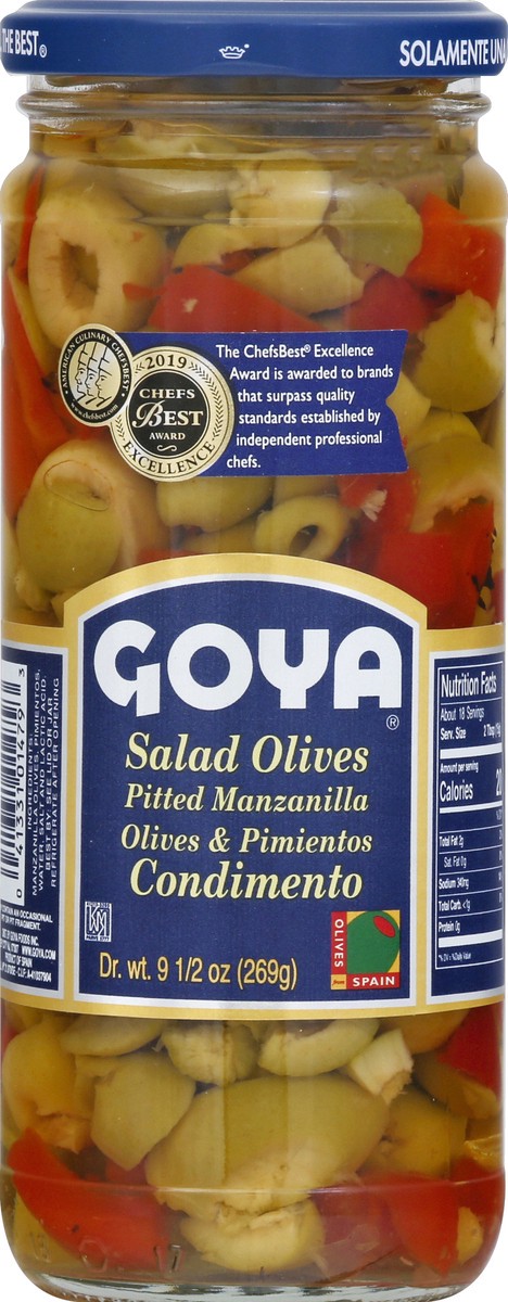 slide 2 of 6, Goya Salad Olives, 1 ct