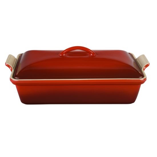 slide 1 of 1, Le Creuset Heritage Covered Baker, 4 qt