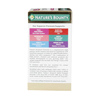 slide 13 of 13, Nature's Bounty Prenatal Multivitamin with of DHA (1333 mcg DFE of Folate), 200mg, 60 softgels