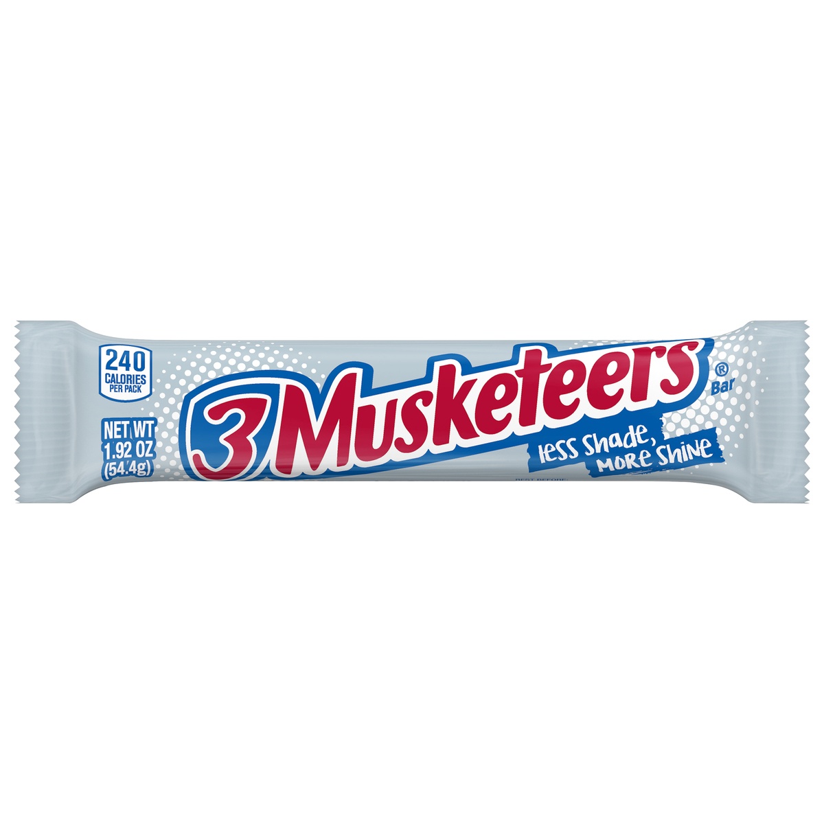 slide 1 of 1, 3 MUSKETEERS Full Size Chocolate Candy Bar, 1.92 oz