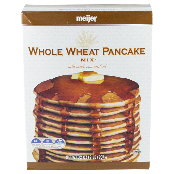 slide 1 of 1, Meijer Whole Wheat Pancake Mix, 32 oz