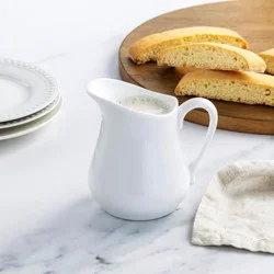 BIA Cordon Bleu White Porcelain 8 oz Pitcher