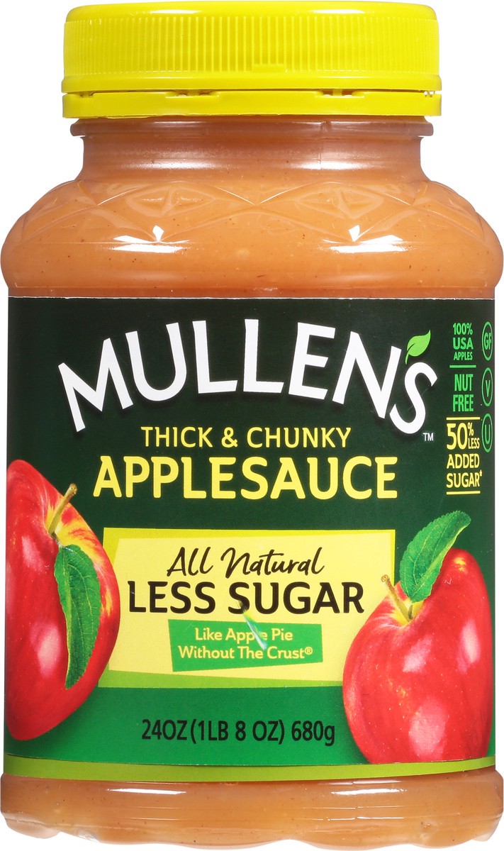 slide 4 of 9, Mullen's Thick & Chunky Applesauce 24 oz, 24 oz