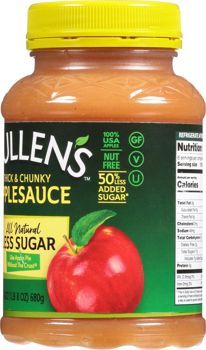 slide 6 of 9, Mullen's Thick & Chunky Applesauce 24 oz, 24 oz