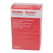 Gordon Choice Mint Flavored Wood Toothpicks 2.5'' 1000C