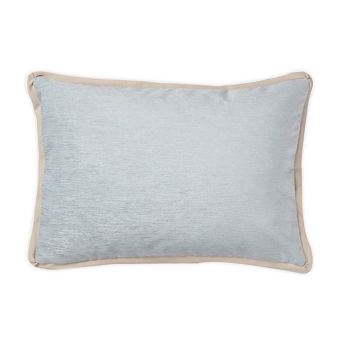 slide 1 of 1, Wamsutta Panne Oblong Throw Pillow - Pearl Blue, 1 ct