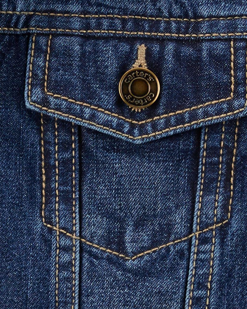 slide 2 of 3, Carter's Carters Kid Basic Denim Jacket Denim 12, 1 ct