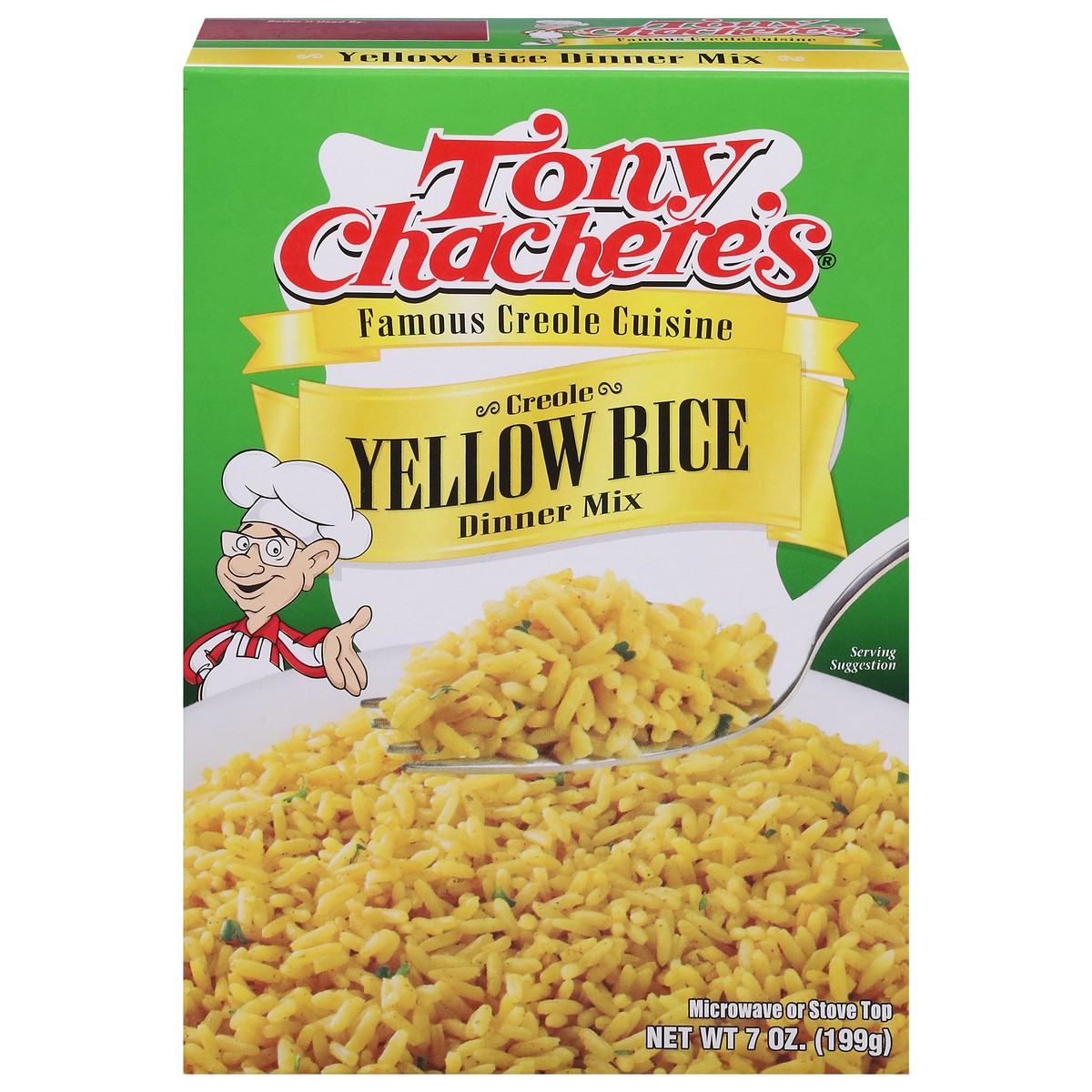 slide 5 of 14, Tony Chachere's Creole Yellow Rice Dinner Mix 7 oz, 7 oz