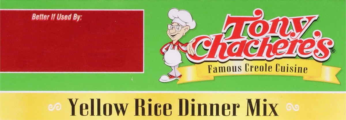 slide 9 of 14, Tony Chachere's Creole Yellow Rice Dinner Mix 7 oz, 7 oz