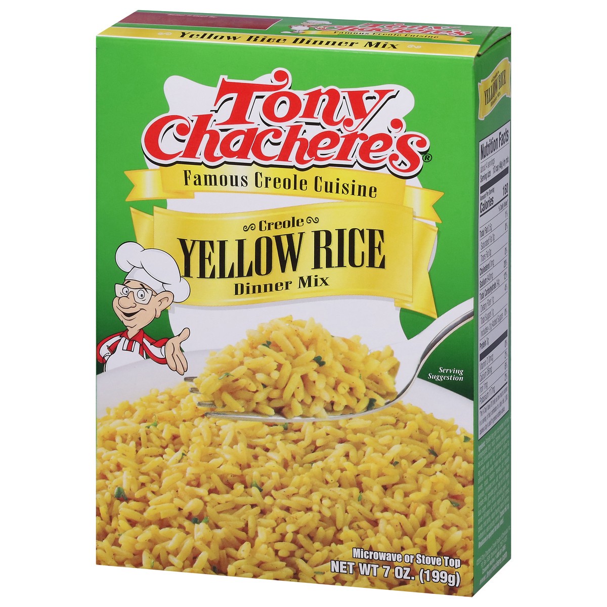 slide 14 of 14, Tony Chachere's Creole Yellow Rice Dinner Mix 7 oz, 7 oz