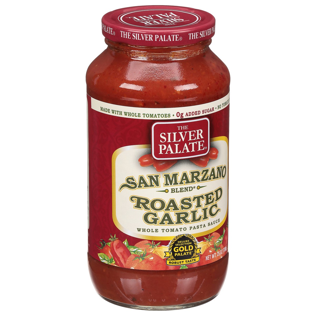 slide 9 of 9, The Silver Palate San Marzano Blend Whole Tomato Roasted Garlic Pasta Sauce 1 25 oz, 25 oz