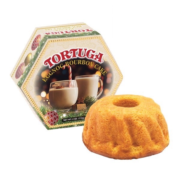 slide 1 of 1, Tortuga Eggnog Bourbon Cake, 4 oz