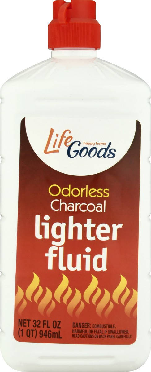 slide 3 of 9, Life Goods Charcoal Odorless Lighter Fluid 32 oz, 32 oz