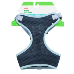MEIJER DOG MESH HARNESS BLUE MD CHEST
