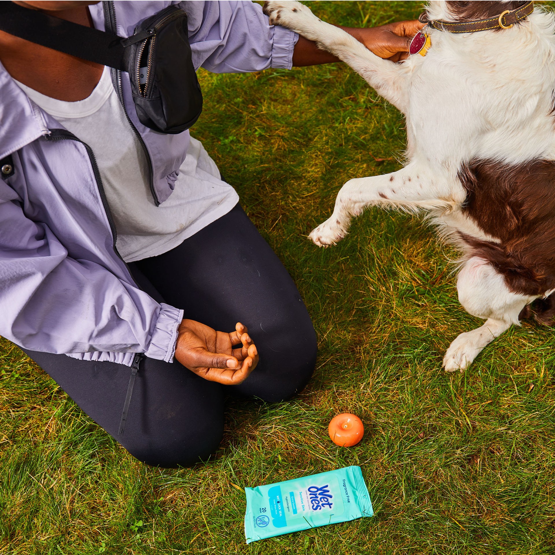 slide 7 of 8, Wet Ones Sensitive Skin Hand and Face Wipes Travel Pack - Unscented - 20ct, 20 ct