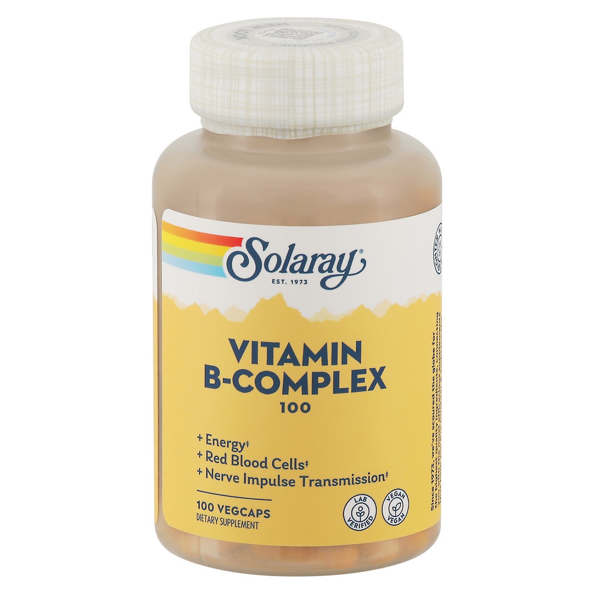 slide 4 of 13, Solaray Vitamin B-Complex 100 VegCaps, 100 ct