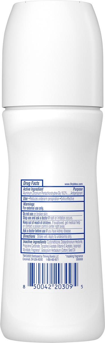 slide 8 of 11, DRY Idea Unscented Antiperspirant Roll-On, 3.25 oz, 3.25 fl oz