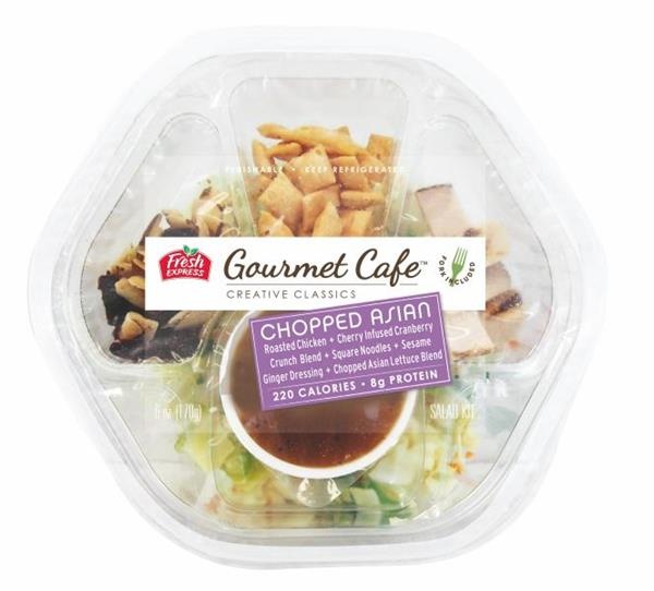 slide 1 of 1, Fresh Express Cafe Chop Asian Salad Kit, 6.1 oz