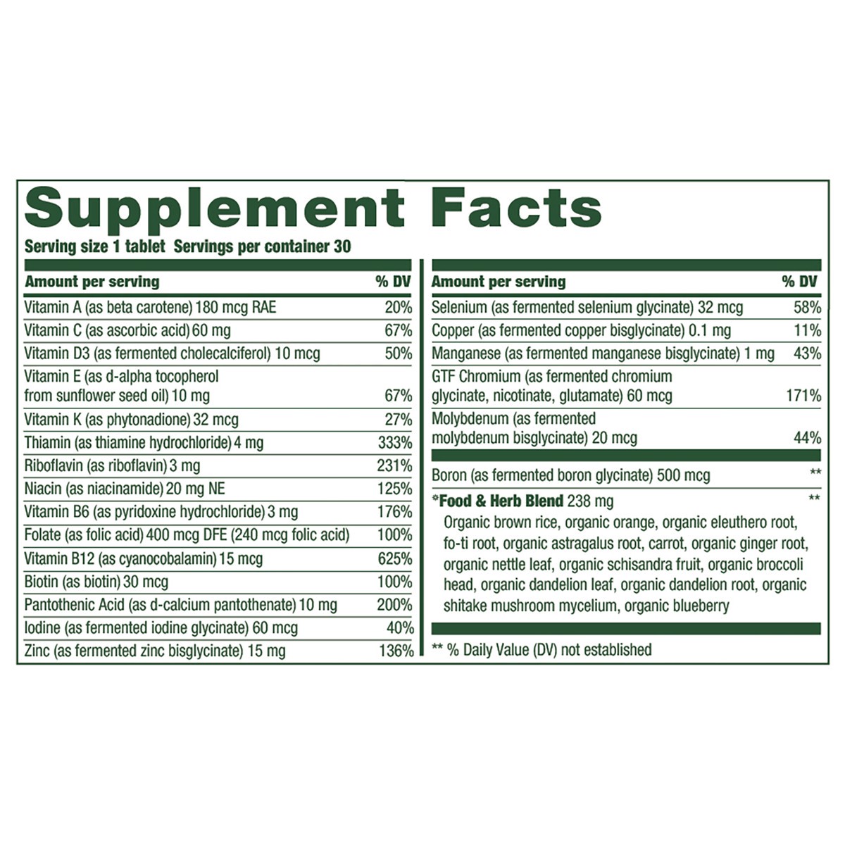 slide 7 of 7, MegaFood Men''s One Daily Multivitamin, 30 Count, 30 ct