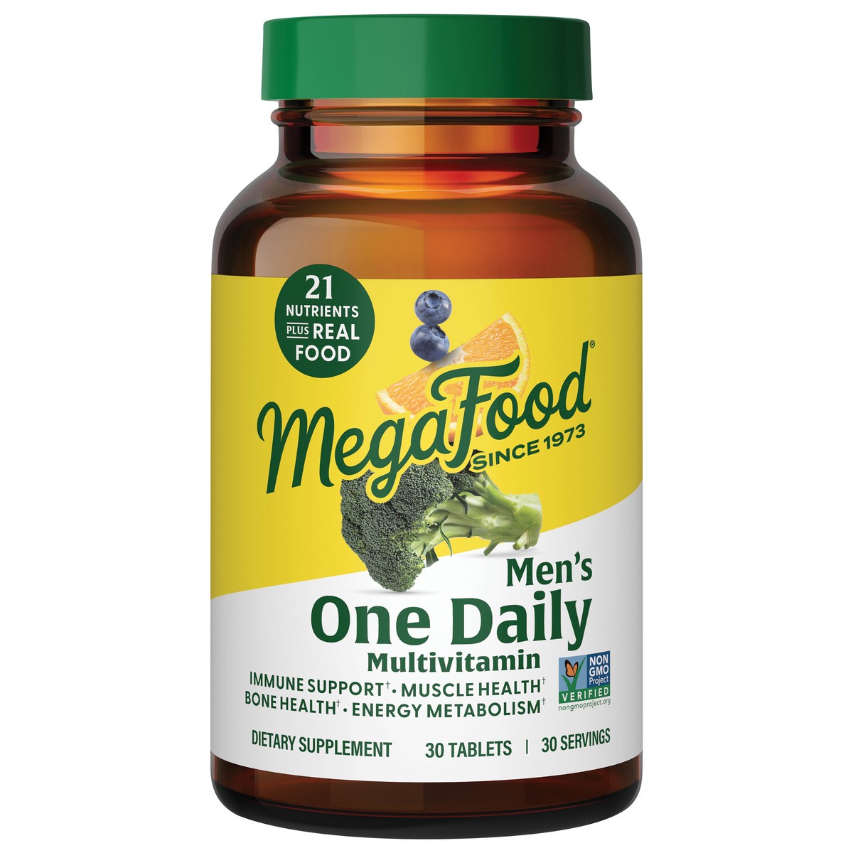 slide 1 of 7, MegaFood Men''s One Daily Multivitamin, 30 Count, 30 ct