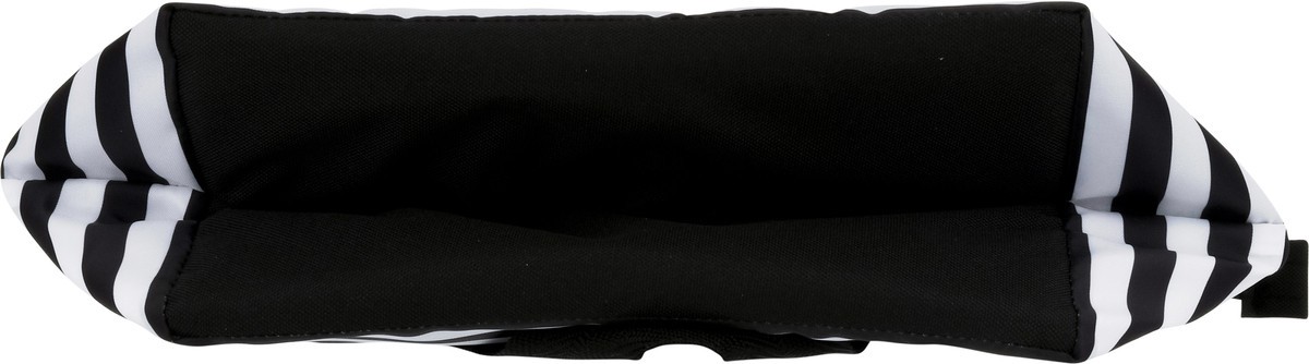 slide 6 of 9, Igloo Cooler Bag, Mini Essential Tote, Black & White Stripes, 1 ct