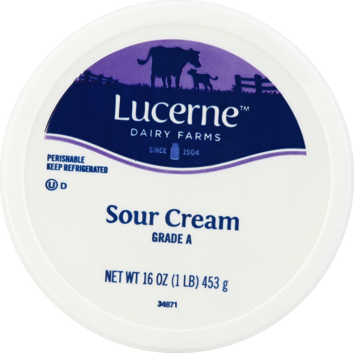 slide 3 of 3, Lucerne Dairy Farms Lucerne Sour Cream, 16 oz
