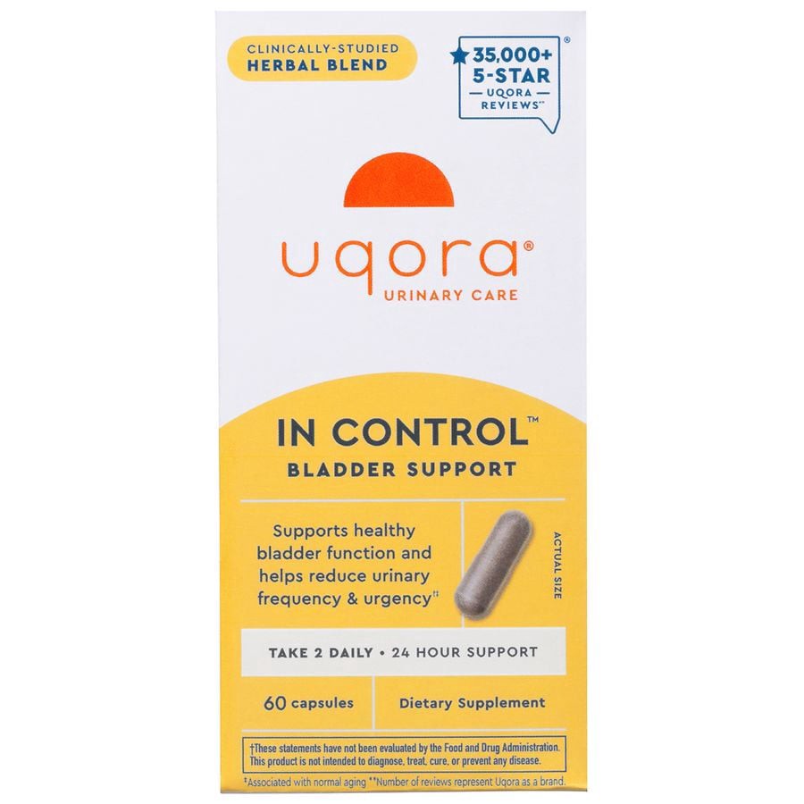 slide 1 of 5, Uqora In Control Bladder Support 60 Capsules, 60 ct