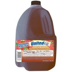 United Dairy Raspberry Tea - 128 oz