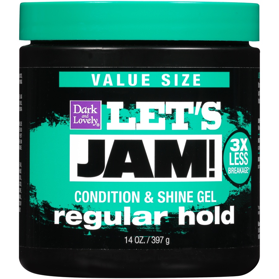 slide 1 of 1, Dark And Lovely Let's Jam! Regular Hold Condition & Shine Gel Value Size, 14 oz