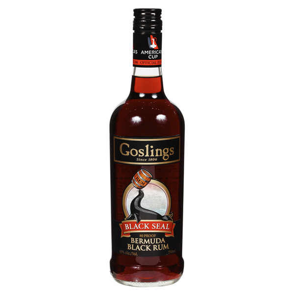 slide 1 of 1, Gosling's Black Seal Rum, 750 ml