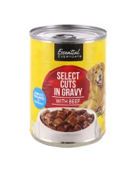 Essential Everyday Select Cuts In Gravy With Beef Dog Food