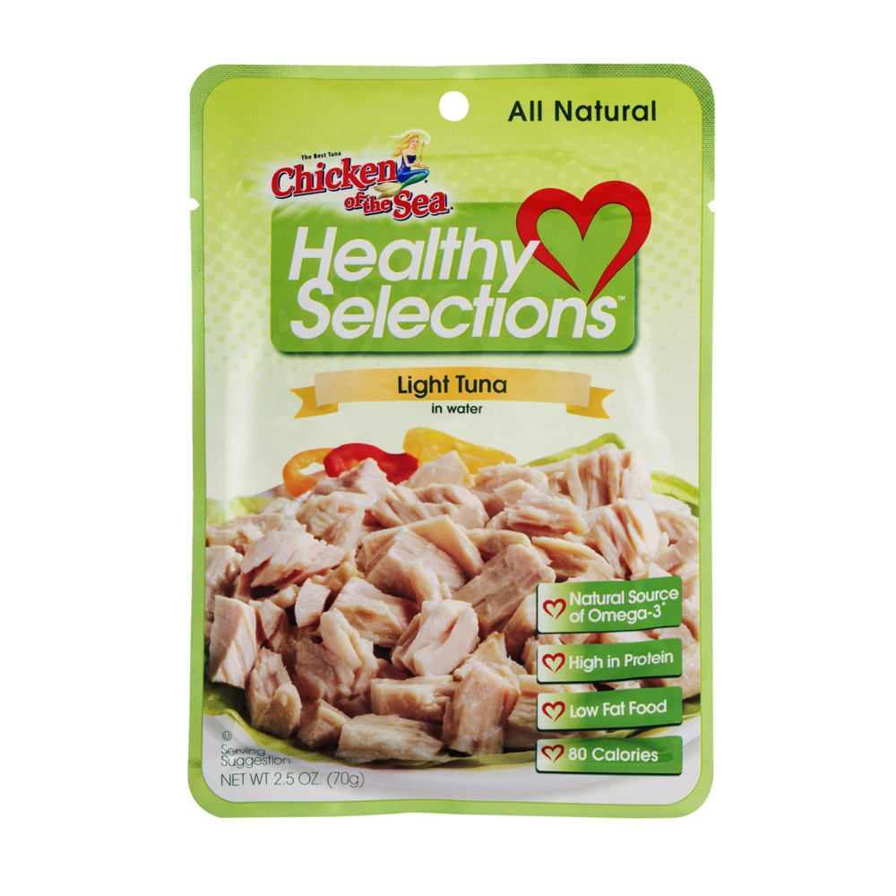 slide 1 of 1, Chicken of the Sea Healthy Selections Light Tuna In Water, 1 ct