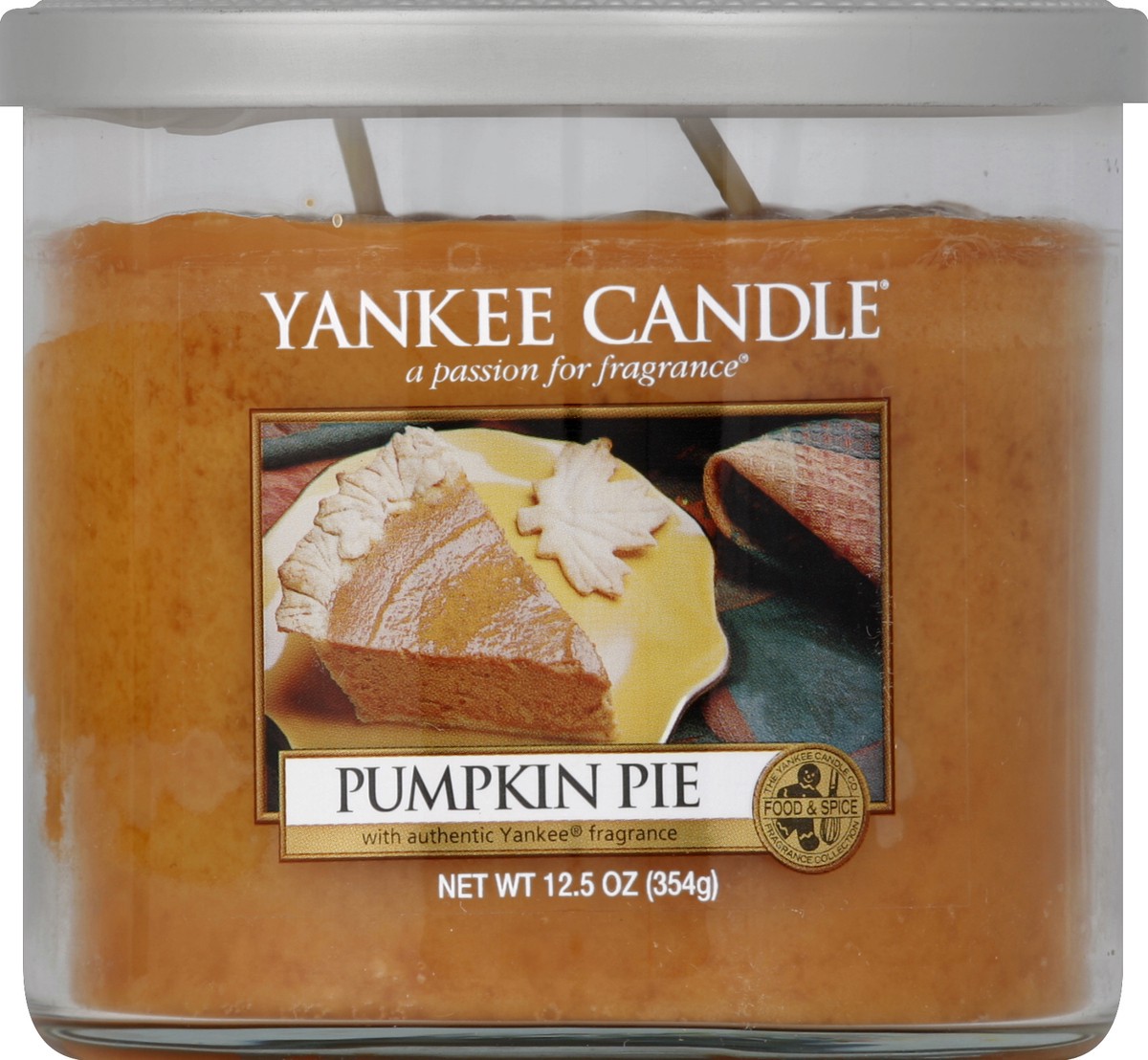 slide 2 of 2, Yankee Candle Housewarmer Pumpkin Pie Medium Lidded Candle Tumbler, 1 ct