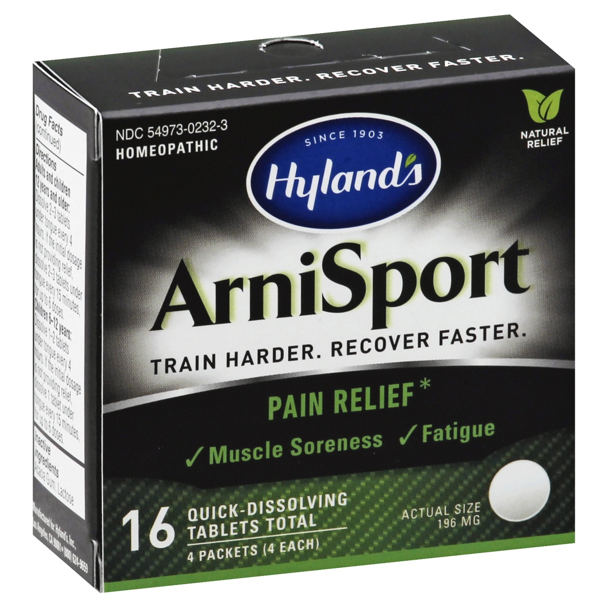 Hyland's ArniSport Homeopathic Pain Relief Tablets 16 ct Shipt