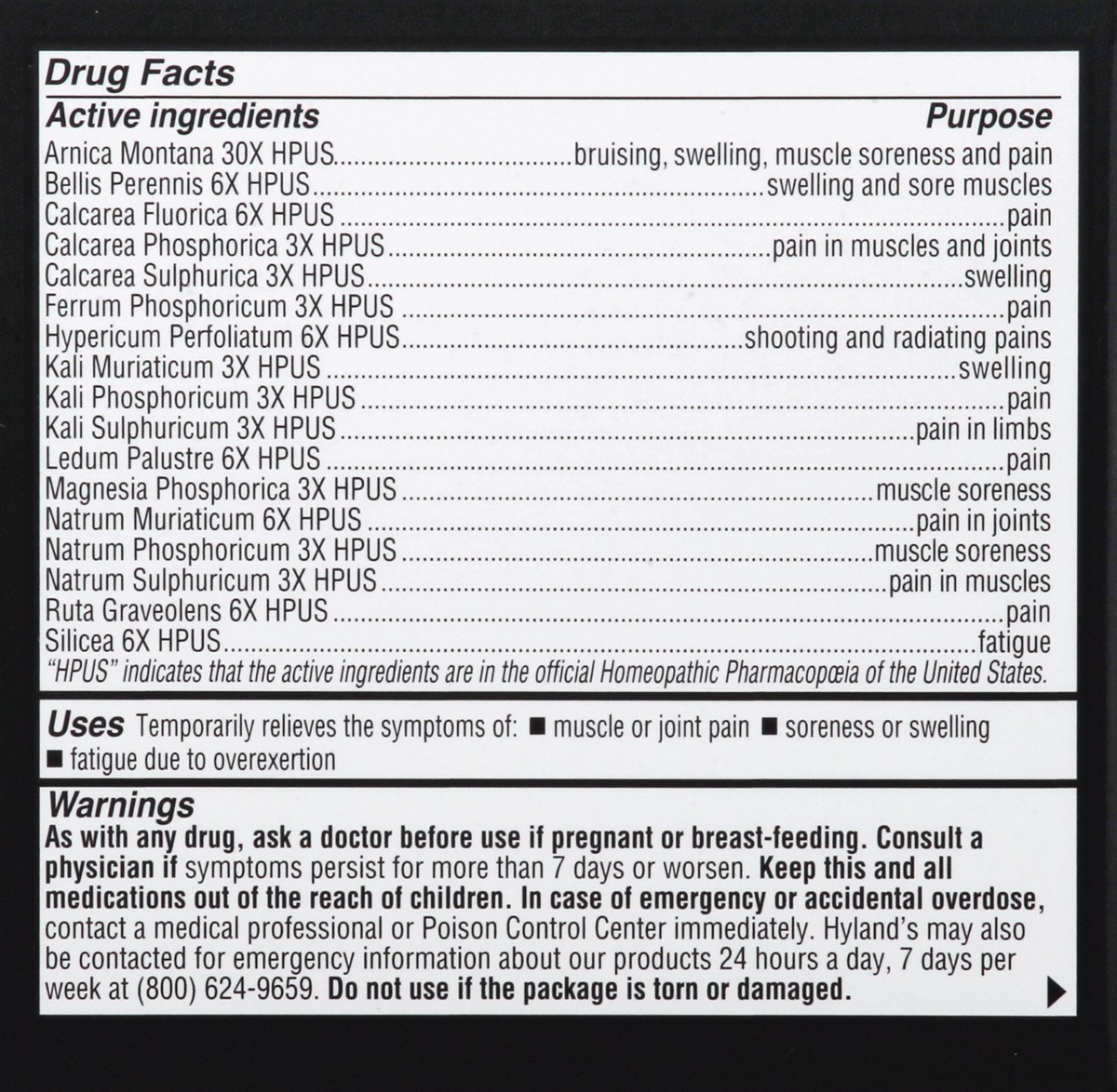 slide 5 of 11, Hyland's Quick-Dissolving Tablets 196 mg ArniSport 16 ea, 16 ct