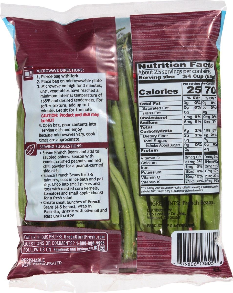 slide 14 of 14, Green Giant Fresh French Beans 8 oz, 8 oz