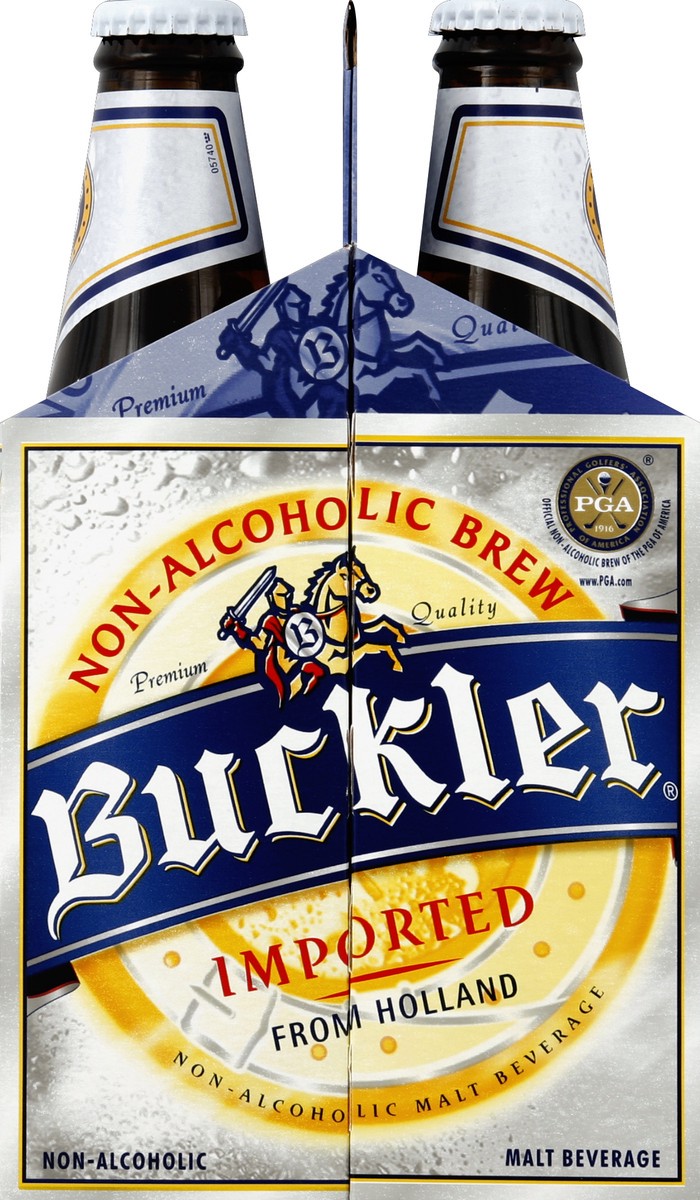 slide 3 of 7, Buckler Non-alcoholic Malt Beverage, 6 ct; 12 fl oz