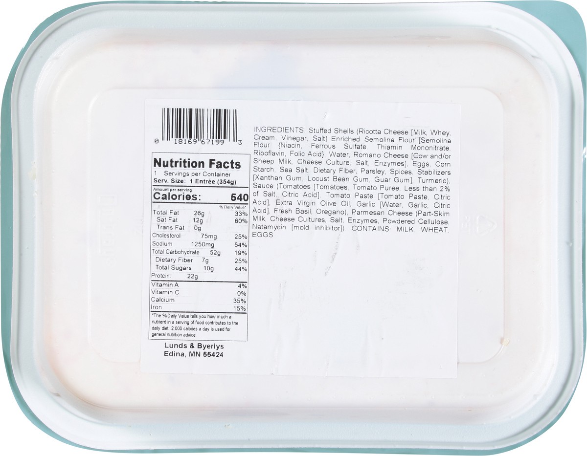 slide 4 of 9, Lunds & Byerlys Cheese Stuffed Shells 12.5 oz, 12.5 oz