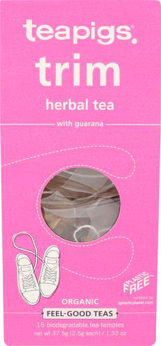 slide 1 of 1, teapigs Organic Herbal Trim Tea, 15 ct