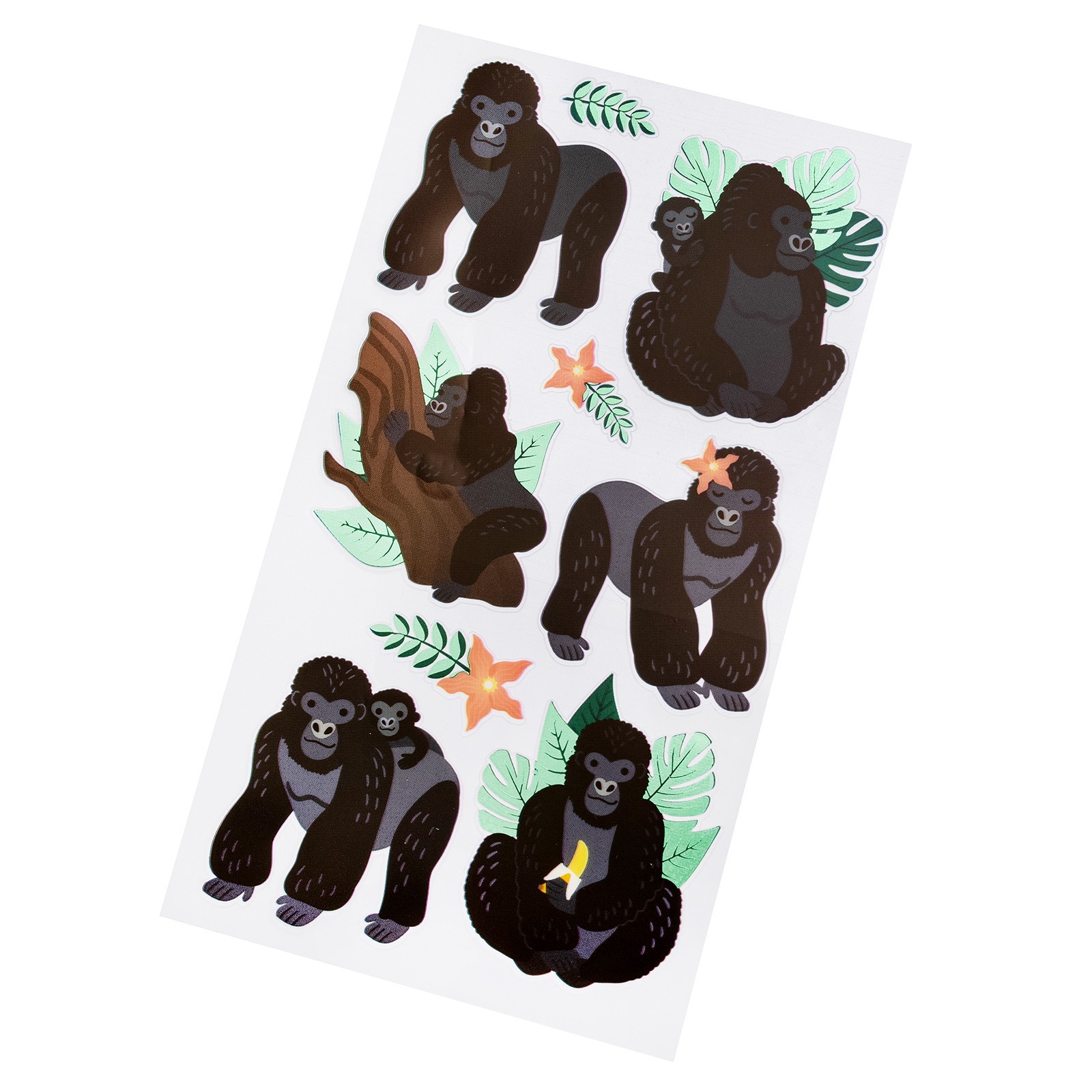 slide 3 of 3, Gorilla Stickers By Recollections, 3.75 in x 6.75 in