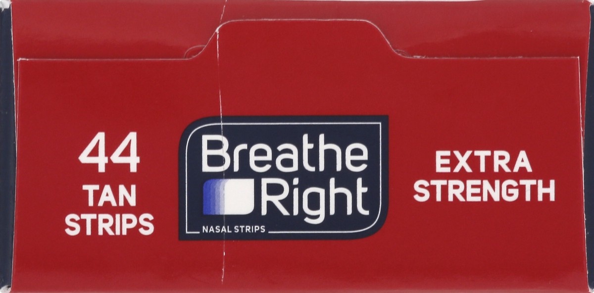 slide 9 of 9, Breathe Right Value Pack Extra Strength Tan Nasal Strips 44 ea, 44 ct